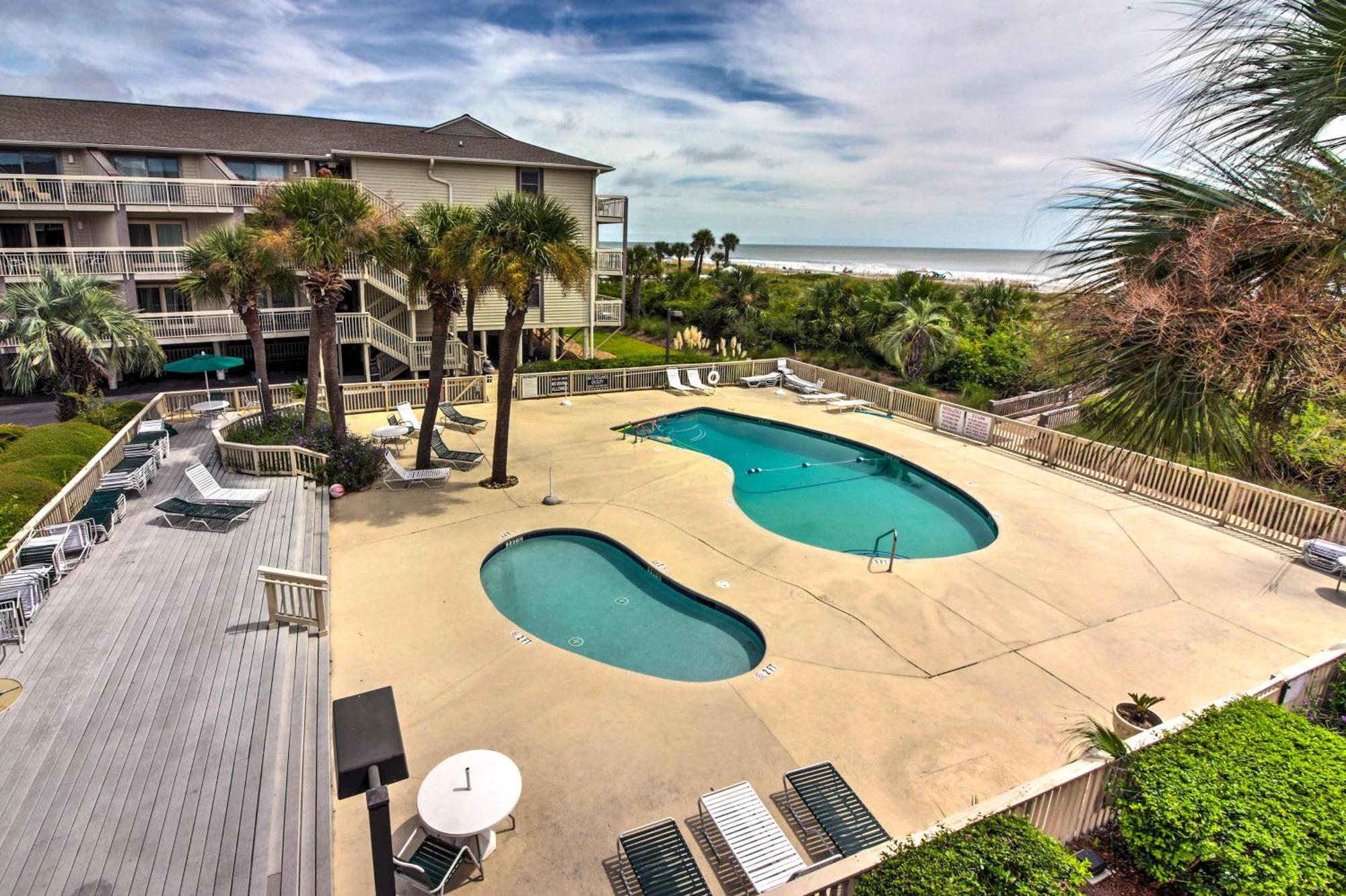 Walk To Beach Resort Condo In Hilton Head! 힐튼 헤드 아일랜드 외부 사진