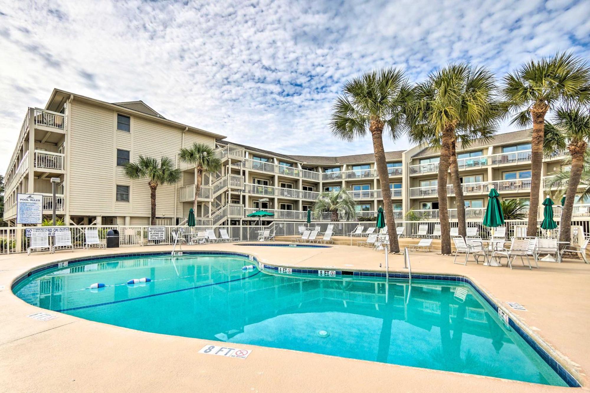 Walk To Beach Resort Condo In Hilton Head! 힐튼 헤드 아일랜드 외부 사진